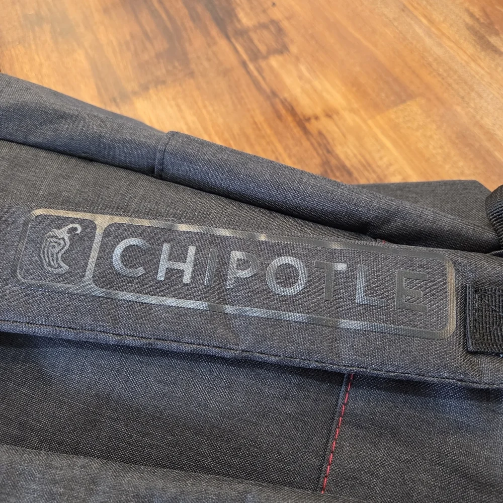 Authentic Chipotle Black Canvas Backpack Brand New With Tags